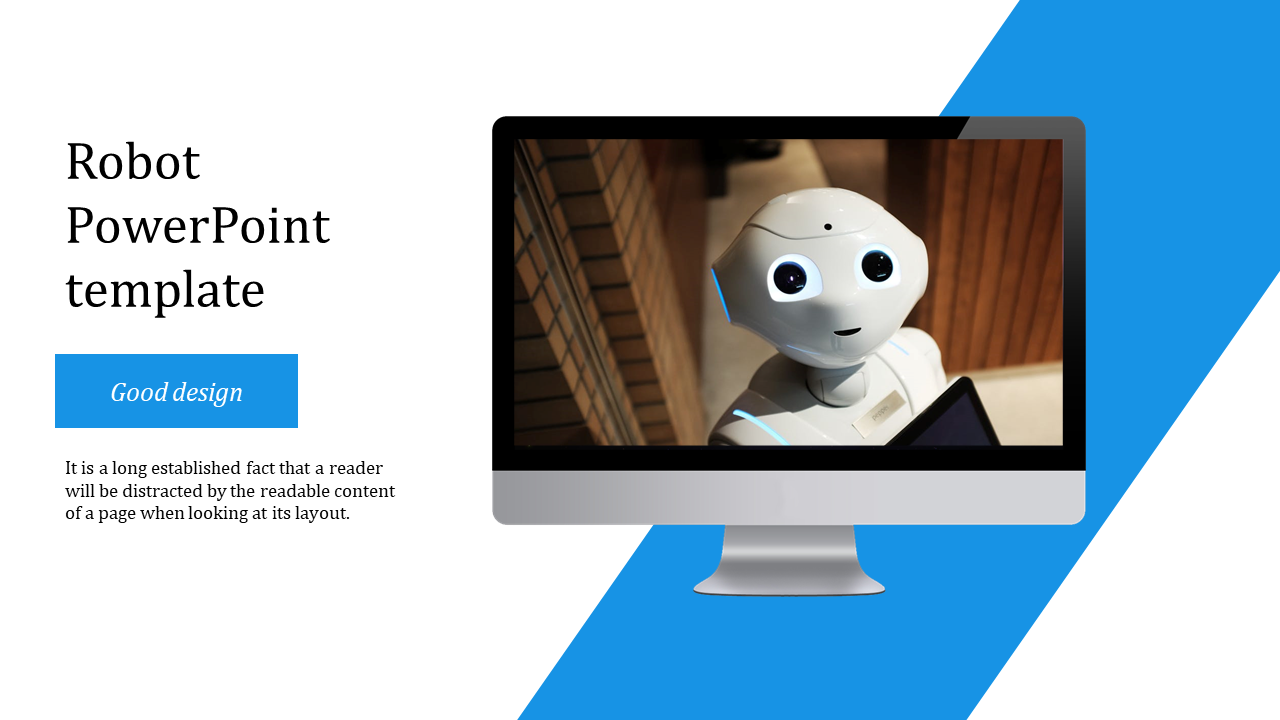 Free - Robot PowerPoint Template and Google Slides
